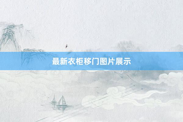 最新衣柜移门图片展示